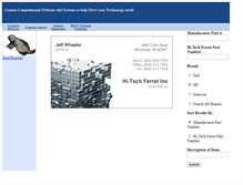 Tablet Screenshot of hitechferret.com
